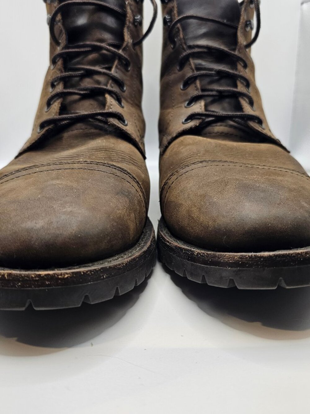 Thursday Boot Company Captain Boots Brown Leather Mens 12 Wide